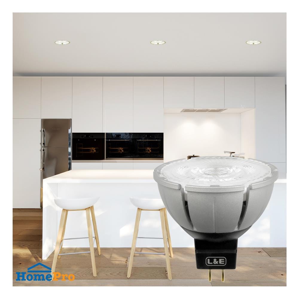 หลอด LED L&E MR16/PAR DIM 12V 36D 7.5 วัตต์ COOL WHITE GU5.3