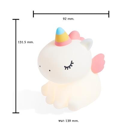 ไฟตั้งโต๊ะ LED MOFII SITTING UNICORN 0.5 วัตต์ สีขาว_5