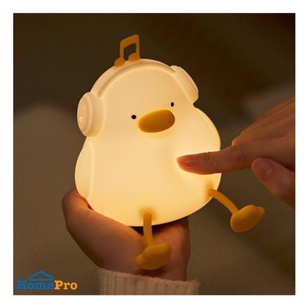 โคมไฟซิลิโคน เป็ดน้อยฟังเพลง MOFII MUSIC DUCK 0.5 วัตต์ ปรับแสง ตั้งเวลาได้ สีขาว_1