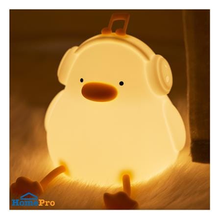 โคมไฟซิลิโคน เป็ดน้อยฟังเพลง MOFII MUSIC DUCK 0.5 วัตต์ ปรับแสง ตั้งเวลาได้ สีขาว_3