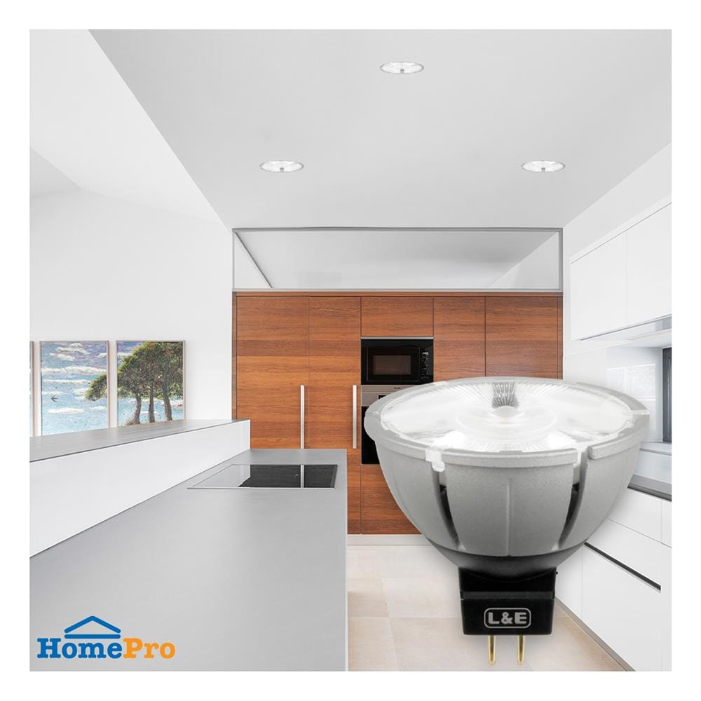 หลอด LED L&E MR16/PAR DIM 12V 10D 7.5 วัตต์ WARM WHITE GU5.3