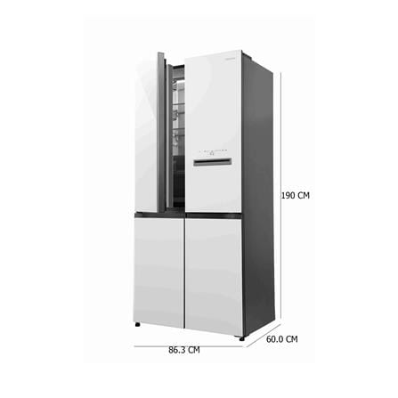 ตู้เย็น MULTI DOOR HISENSE RQ667N4TWUC1 18 คิว อินเวอร์เตอร์ สีขาว_6