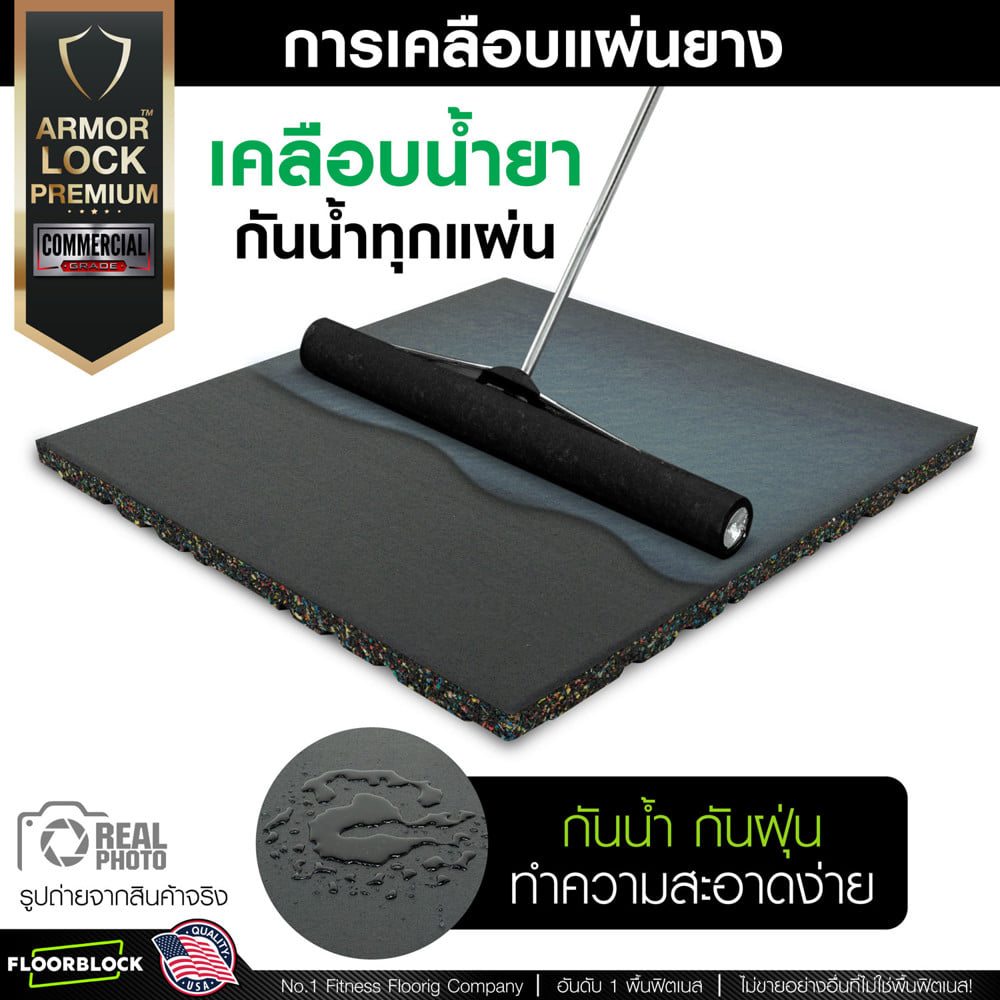 แผ่นยางกันกระแทก 20 มม. IRONTEC ARMOR LOCK PREMIUM