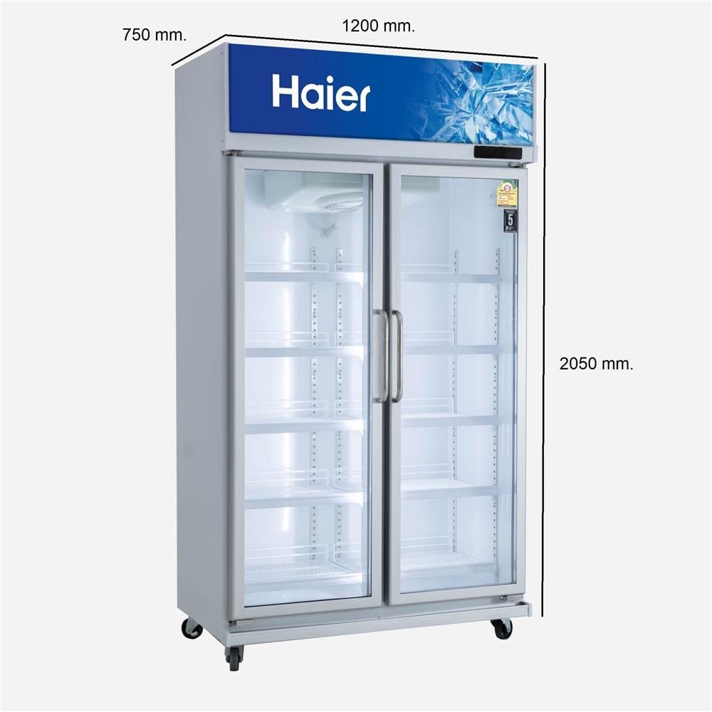 ตู้เครื่องดื่ม 2 ประตู HAIER SC-1700PCS2-LED-V5 36 คิว สีขาว