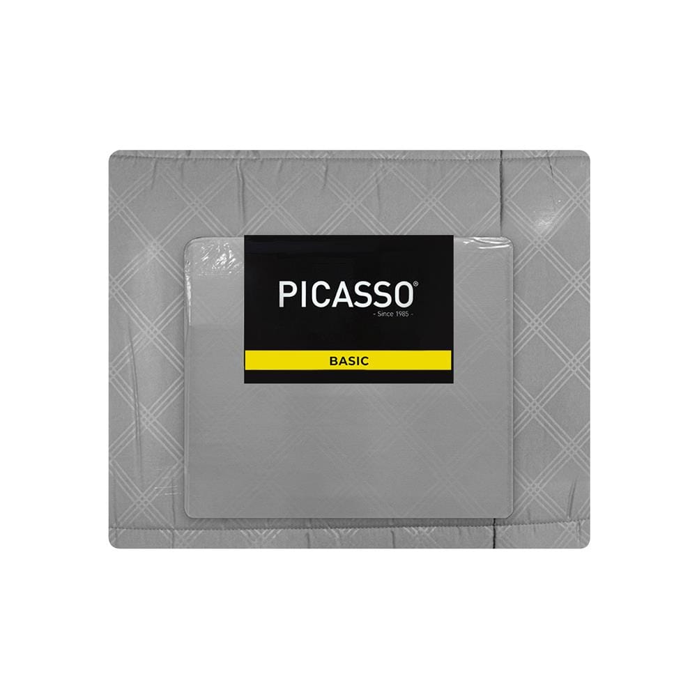 ชุดผ้าปูที่นอน 6 ฟุต 6 ชิ้น PICASSO BASIC ENJOY สี GREY