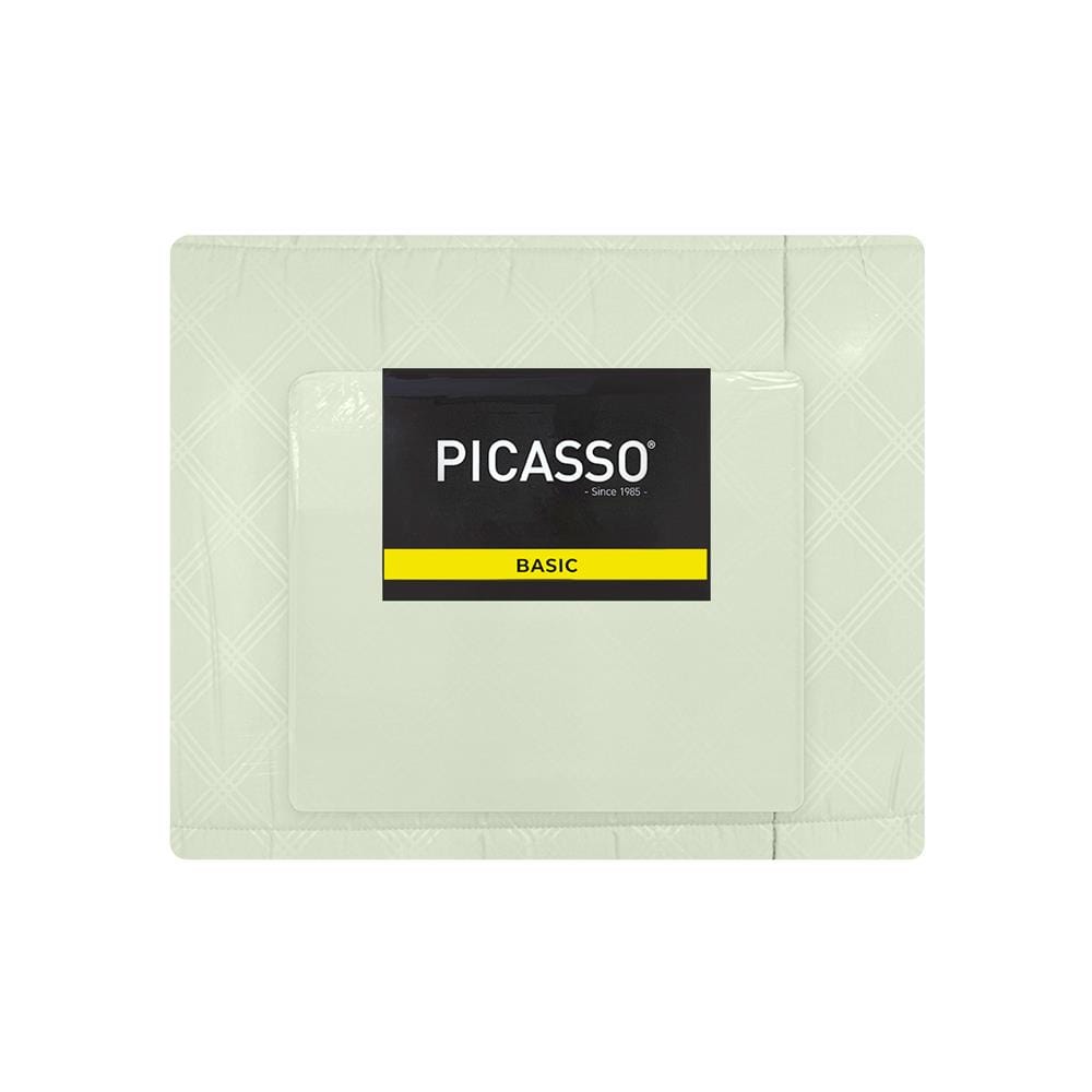 ชุดผ้าปูที่นอน 6 ฟุต 6 ชิ้น PICASSO BASIC ENJOY สี GREEN