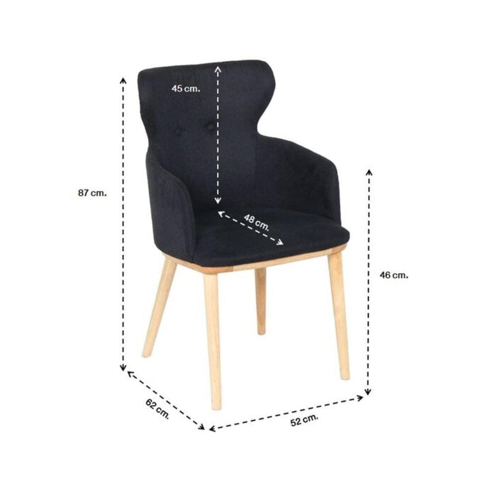 เก้าอี้ทานข้าว SB FURNITURE MOONIE 19170538 สีดำ