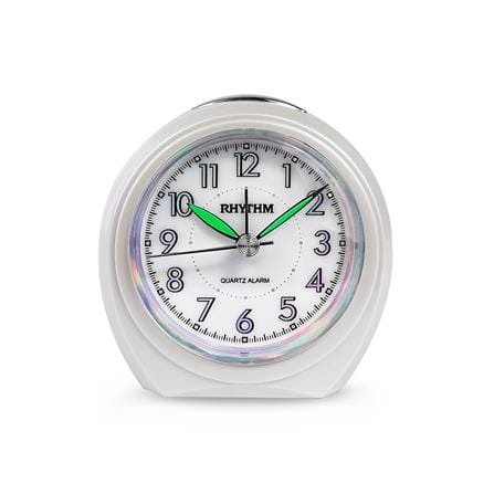 นาฬิกาปลุก RHYTHM CRE815NR03 3.2X3.1 นิ้ว สีขาว_0