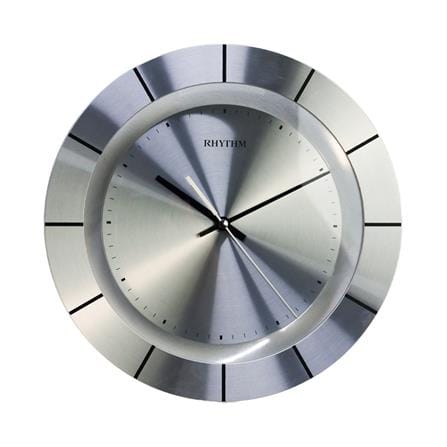 นาฬิกาแขวน RHYTHM CMG141NR19 11.6 นิ้ว สีเงิน_0