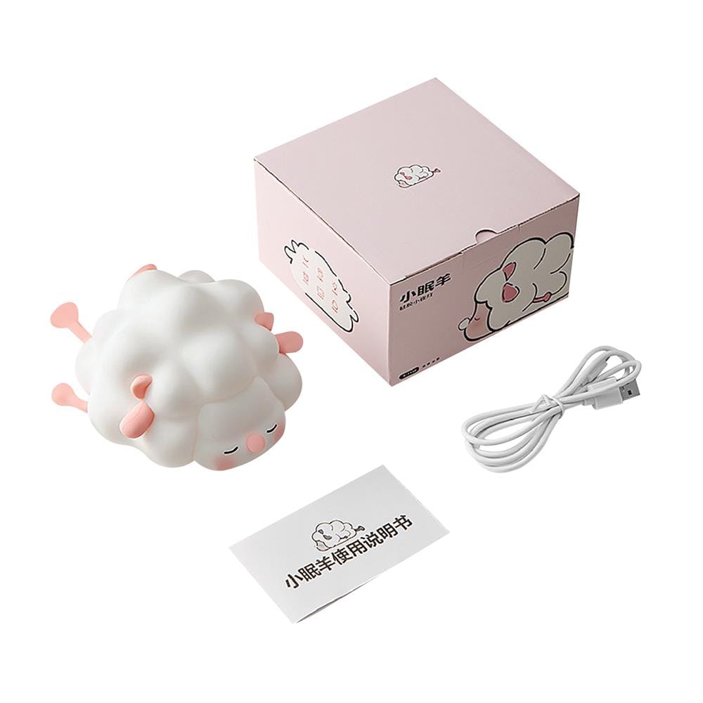 ไฟตั้งโต๊ะ LED MOFII SLEEPING SHEEP 0.5 วัตต์ สีขาว/ชมพู