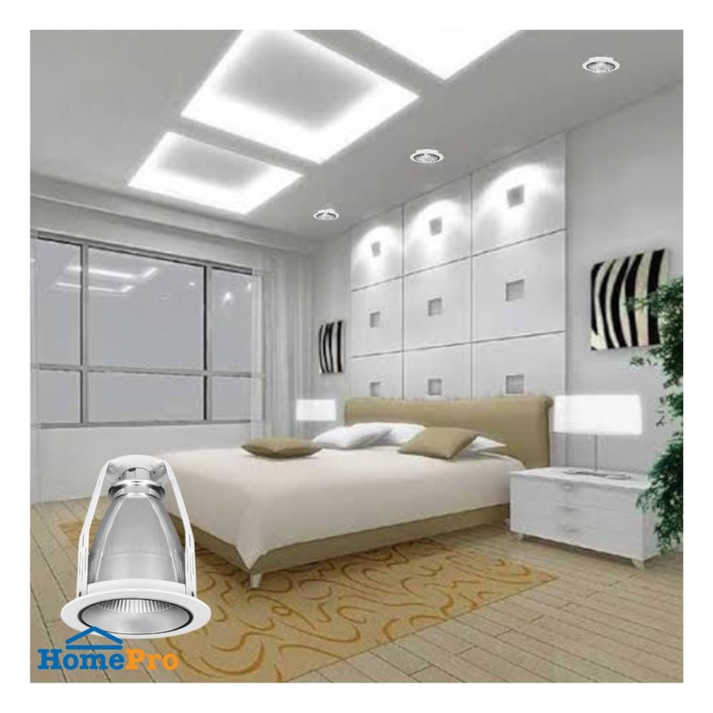 ดาวน์ไลท์ L&E 22-03123 5.27 นิ้ว สีขาว กลม