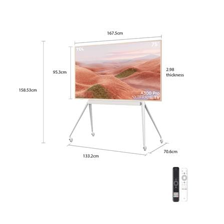 ทีวีคิวแอลอีดี 75 นิ้ว TCL (4K, QLED, GOOGLE TV) NXTFRAME A300 PRO_5