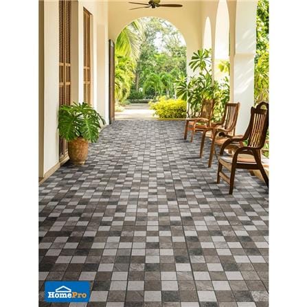 กระเบื้องพื้นพอร์ซเลน 40x40 ซม. TARA ฮาวิลแลนด์ เทา A 0.96 ตร.ม._4