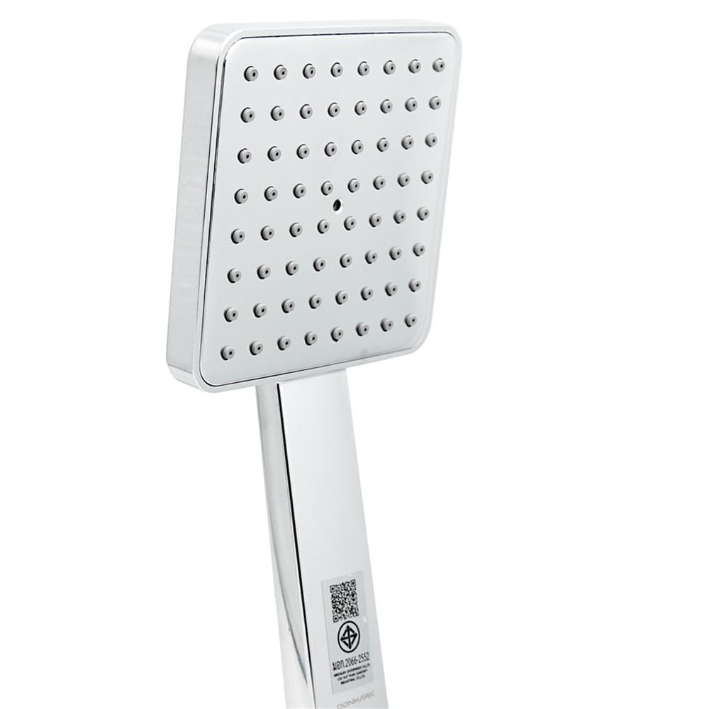 ชุดฝักบัวสายอ่อน 1 ระดับ DONMARK GL-3717 สีโครม