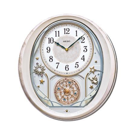 นาฬิกาแขวน SEIKO CLOCKS QXM370P 16.3X15.1 นิ้ว สีชมพู_0