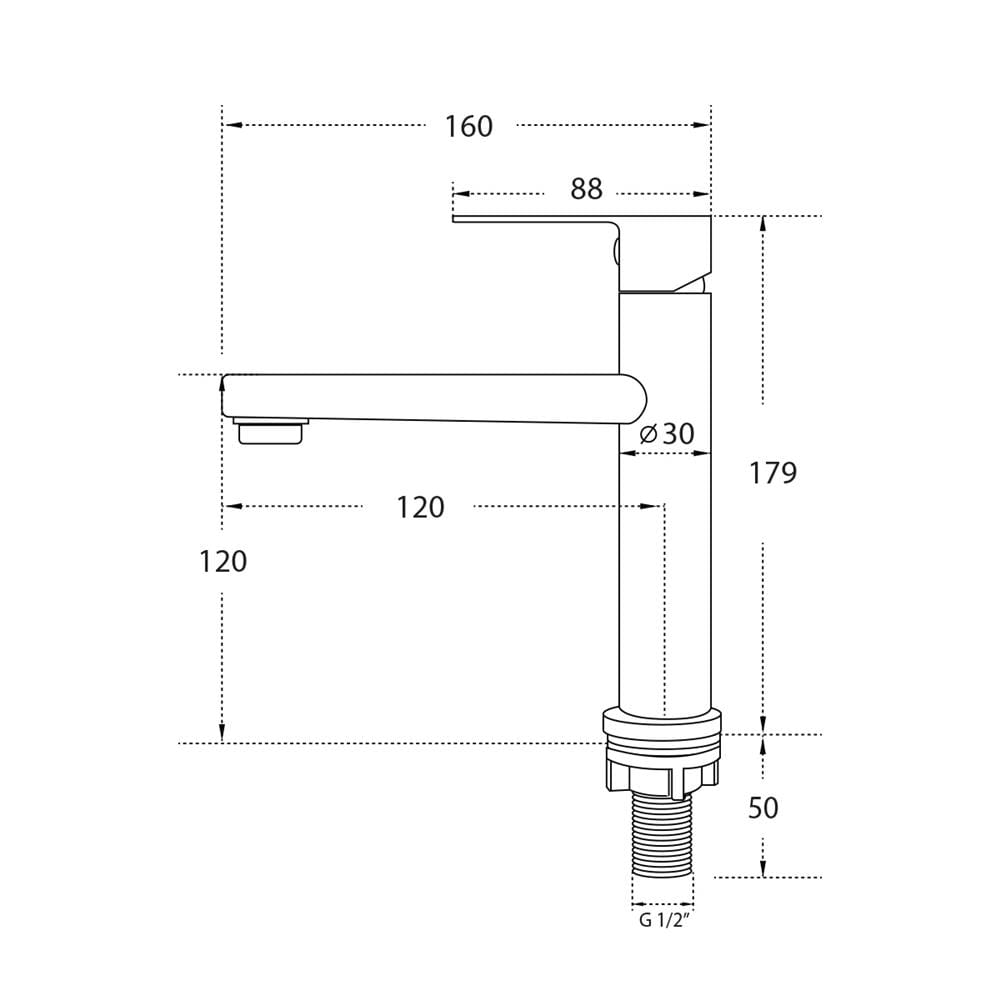 ก๊อกอ่างล้างหน้าเดี่ยวเคาน์เตอร์ DONMARK GL-1148