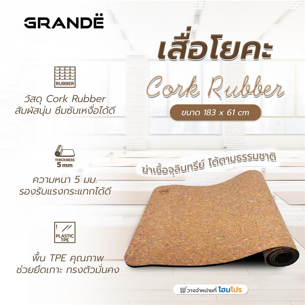 เสื่อโยคะ GRANDE TK-04