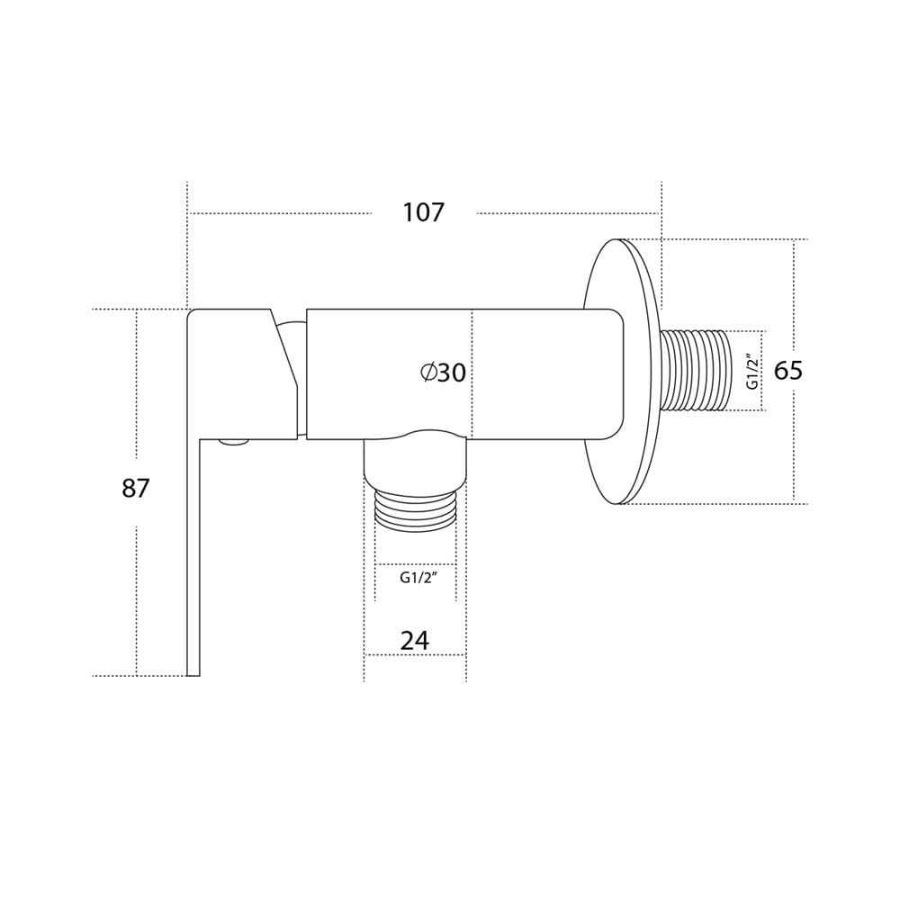 วาล์วฝักบัว 1 ทาง DONMARK GL-2321