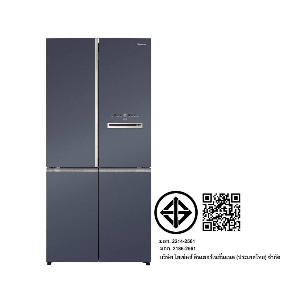 ตู้เย็น MULTI DOOR HISENSE RQ667N4TRUC1 18 คิว สีน้ำเงินเข้ม