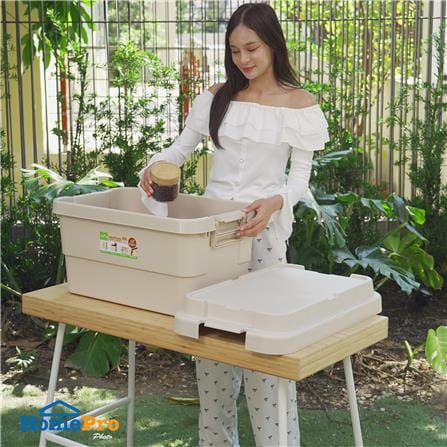 กล่องเก็บของอเนกประสงค์ SPRING 50 ลิตร สีเบจ_7
