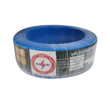 สายไฟ THW IEC01 NATION 1x1.5 ตร.มม. 100 ม. สีฟ้า_0