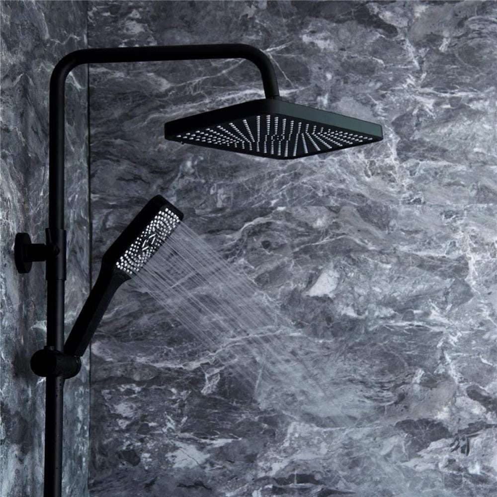ฝักบัว RAIN SHOWER RASLAND RA F621-F66-BLK สีดำ