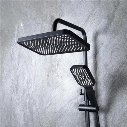 ฝักบัว RAIN SHOWER RASLAND RA F621-F66-BLK สีดำ_2