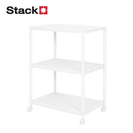 ชั้นวางของ 3 ชั้น STACKO BRISK 60X40X80 ซม. สีขาว_0