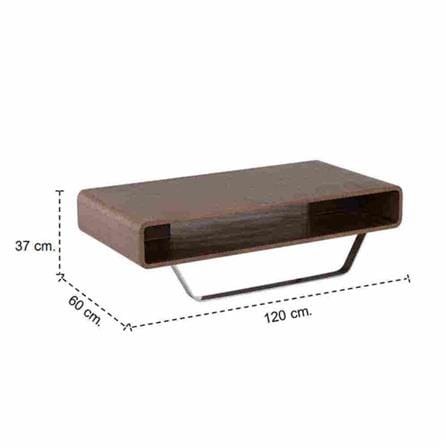 โต๊ะกลาง SB FURNITURE LARISA 19121224 120 ซม. สีไม้เข้ม_3