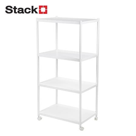 ชั้นวางของ 4 ชั้น STACKO BRISK 60X40X120 ซม. สีขาว_0