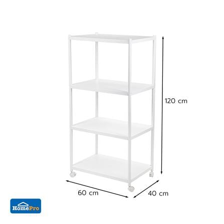 ชั้นวางของ 4 ชั้น STACKO BRISK 60X40X120 ซม. สีขาว_7