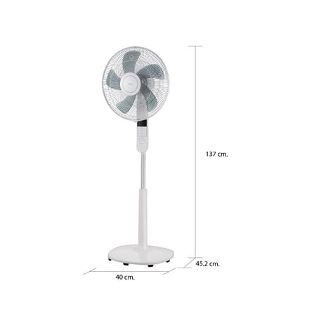 พัดลมตั้งพื้น 16 นิ้ว TOSHIBA F-ASC60TH(W) สีขาว_4