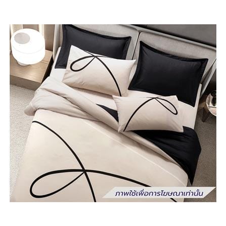 ชุดผ้าปูที่นอน 5 ฟุต (ชุด 7 ชิ้น) SANTAS COTTON USA สี DALLIANCE BI_0