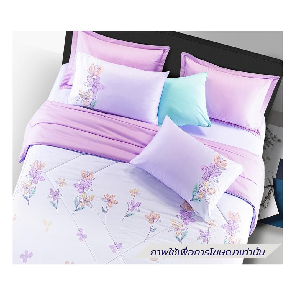 ชุดผ้าปูที่นอน 3.5 ฟุต (ชุด 4 ชิ้น) SANTAS COTTON USA สี MERAKI VI