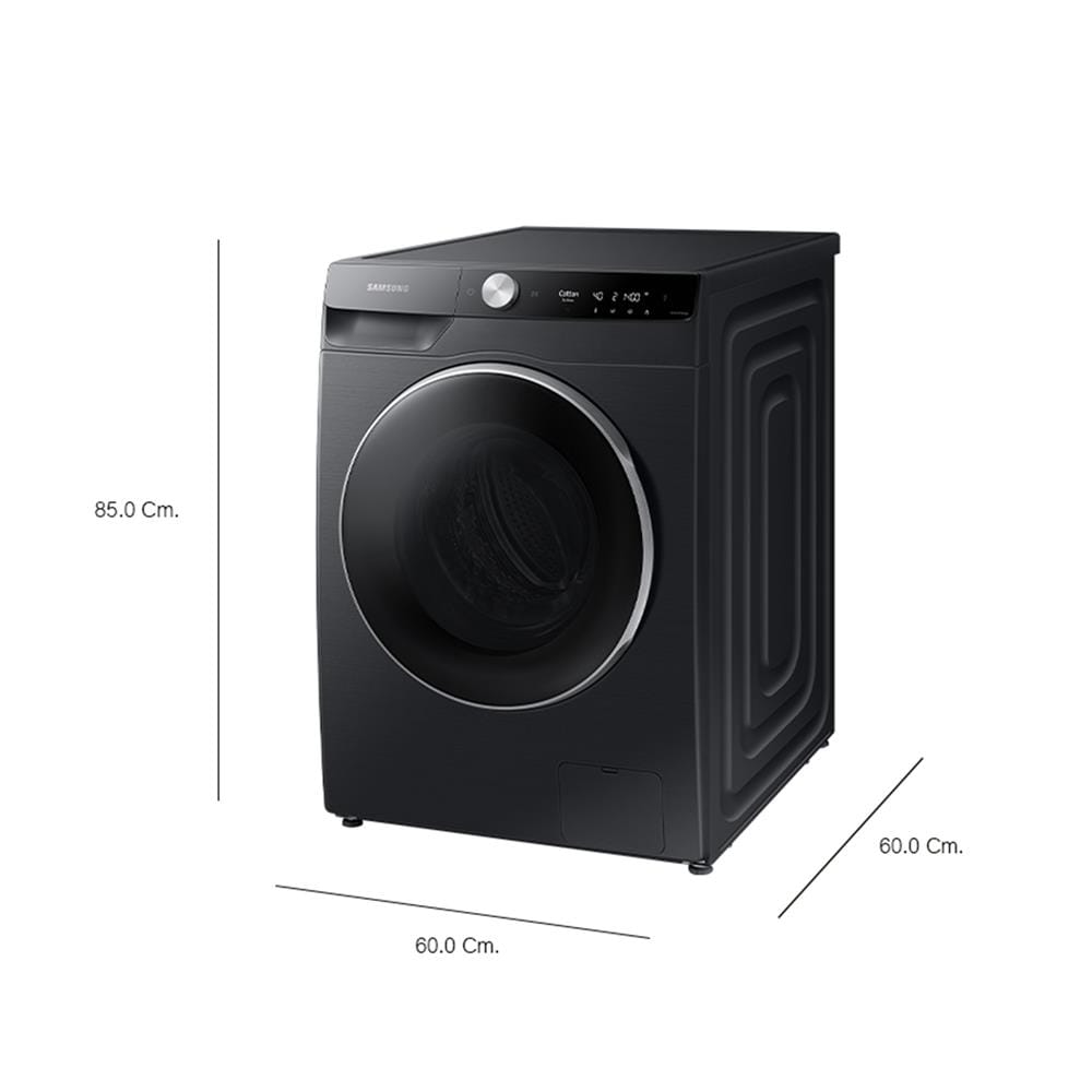 เครื่องซักผ้าฝาหน้า SAMSUNG WW12CGP44DSBST 12 กก. 1400RPM อินเวอร์เตอร์ สีดำ