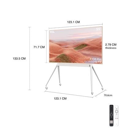 ทีวีแอลอีดี 55 นิ้ว TCL (4K, QLED, GOOGLE TV) NXTFRAME A300 PRO_3
