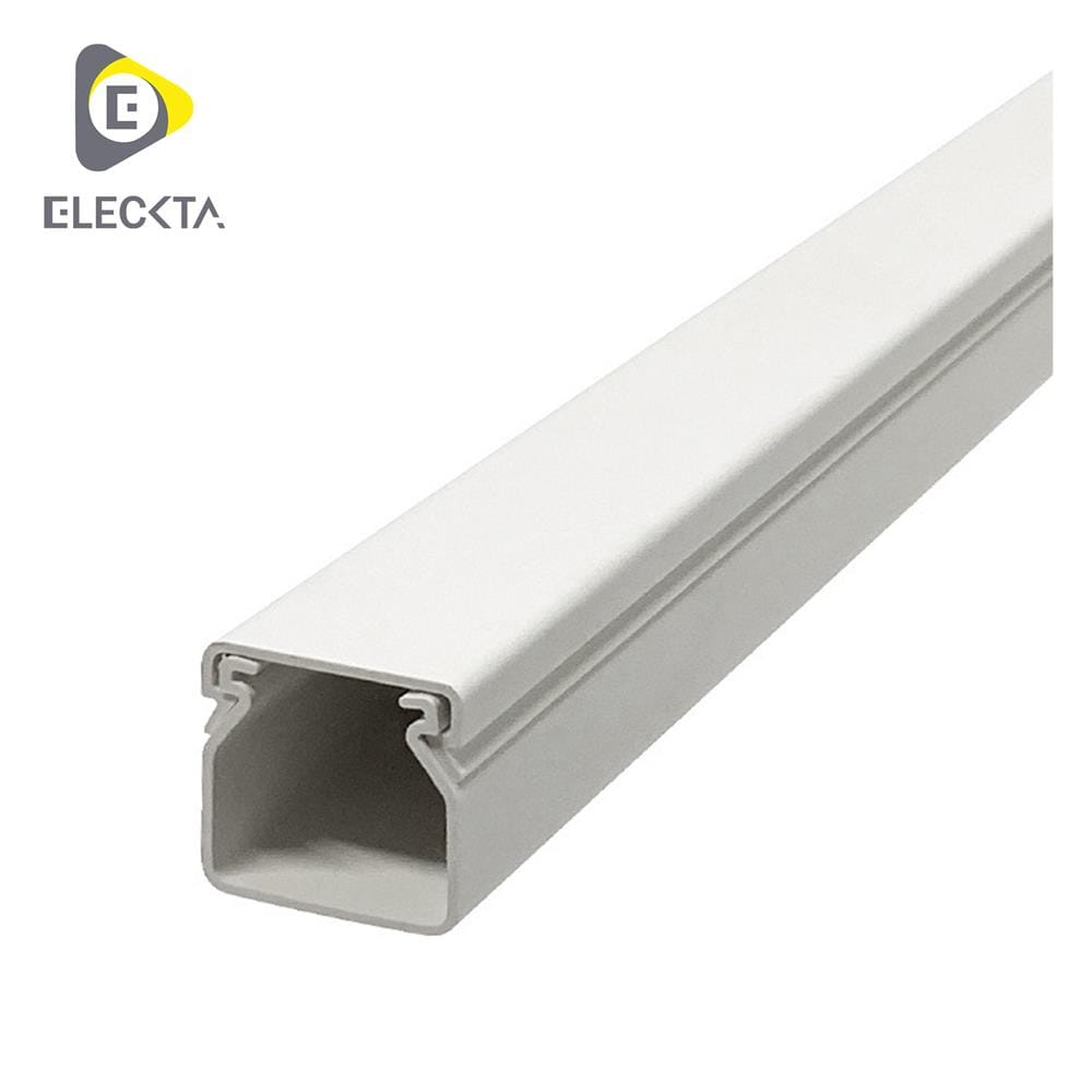 รางเก็บสายไฟวายเวย์ PVC ELECKTA 30X30 มม. 2 ม. สีขาว