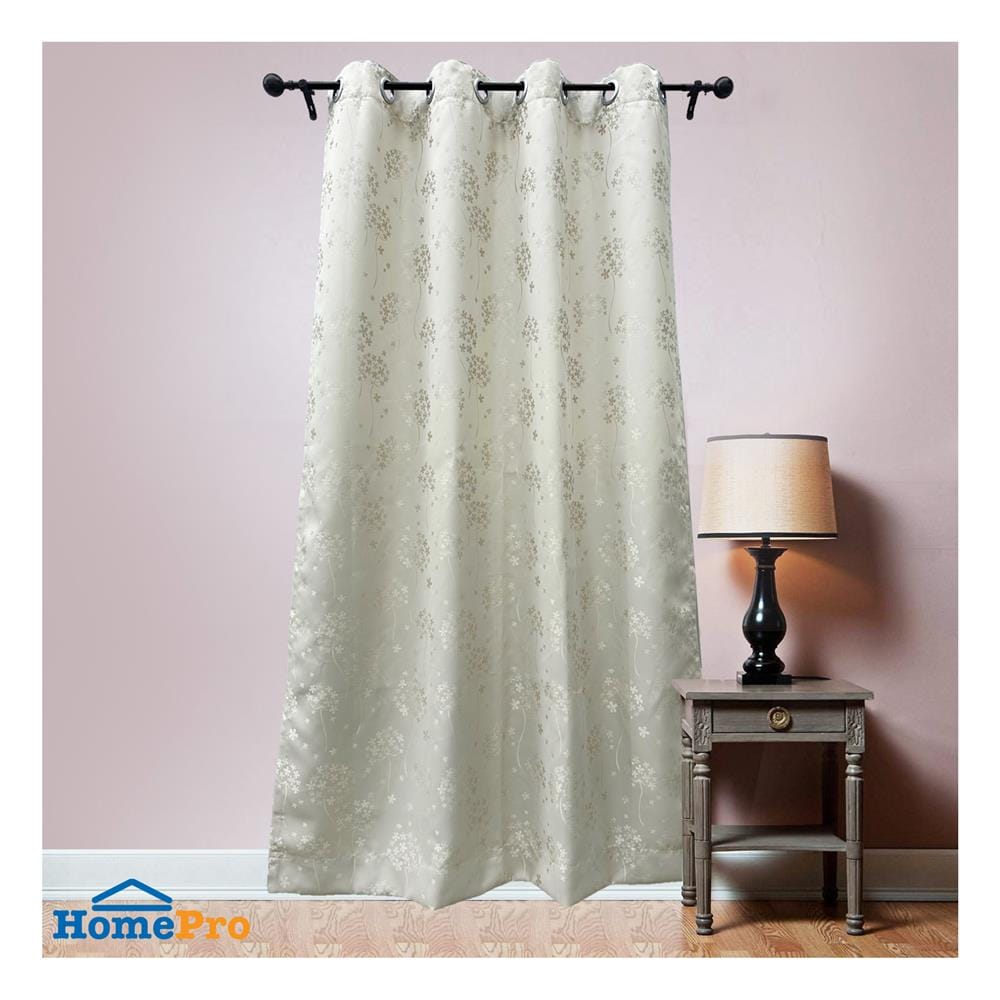ผ้าม่าน EYELET HOME LIVING STYLE FLY UV 135X220 ซม. สีครีม