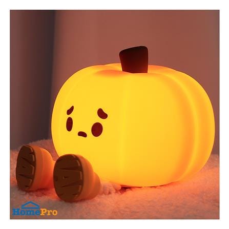 ไฟตั้งโต๊ะ LED MOFII LITTLE PUMPKIN 0.5 วัตต์ สีส้ม/น้ำตาล_4