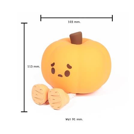 ไฟตั้งโต๊ะ LED MOFII LITTLE PUMPKIN 0.5 วัตต์ สีส้ม/น้ำตาล_5