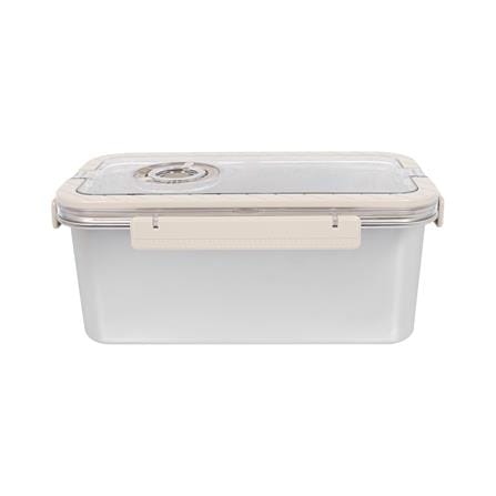 กล่องอาหารสเตนเลส มีหู 5.8 ลิตร KECH MERCURY สีเบจ_2