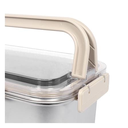กล่องอาหารสเตนเลส มีหู 5.8 ลิตร KECH MERCURY สีเบจ_5