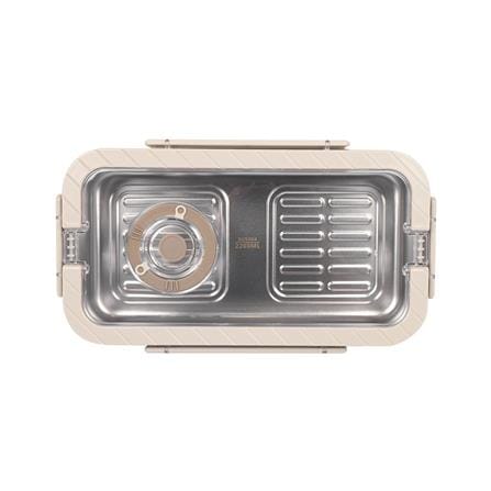 กล่องอาหารสเตนเลส มีหู 2.2 ลิตร KECH MERCURY สีเบจ_4
