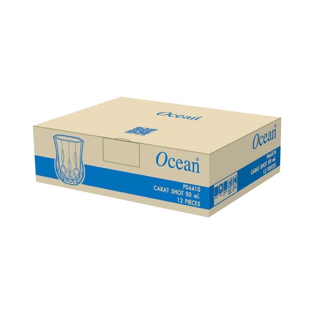 แก้ว SHOT 50 มล. OCEAN GLASS CARAT (แพ็ก 12 ใบ)