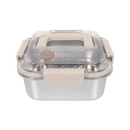 กล่องอาหารสเตนเลส มีหู 1.2 ลิตร KECH MERCURY สีเบจ_2