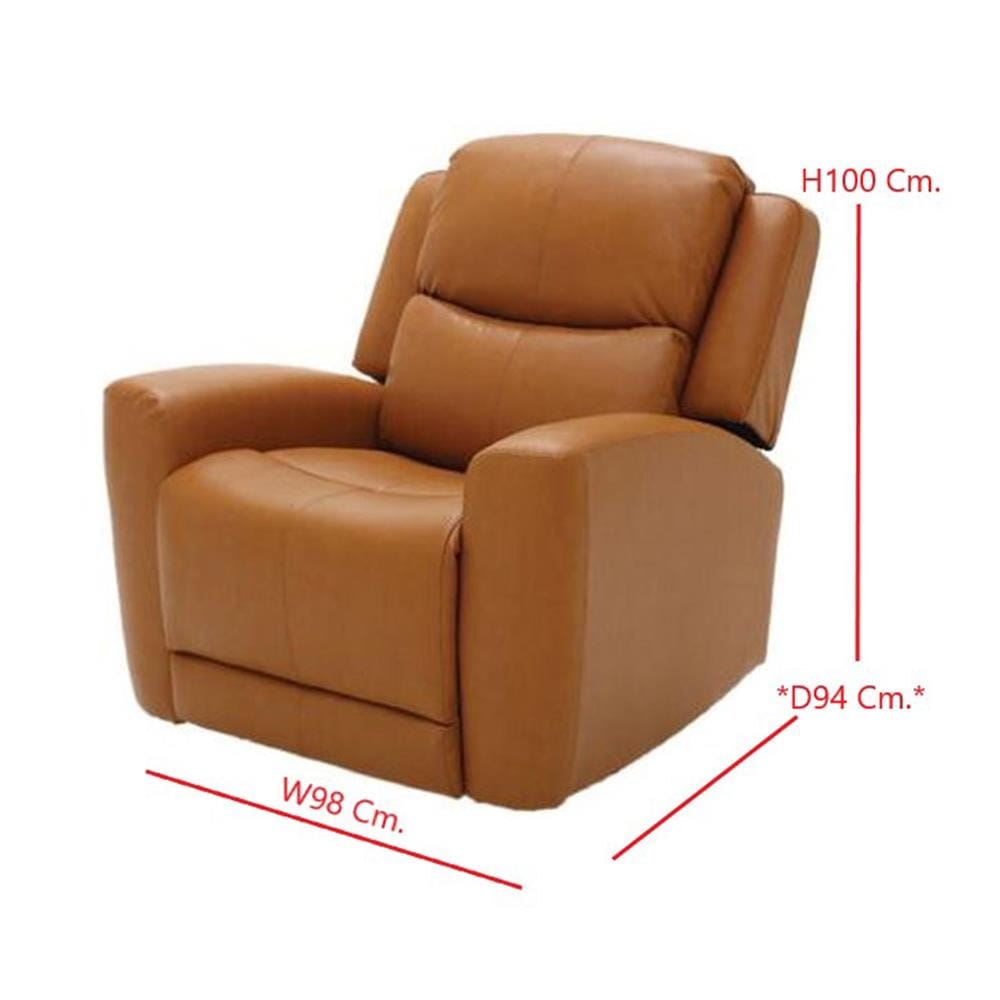 RECLINER SB FURNITURE YUICHI 19224638 สีอิฐ