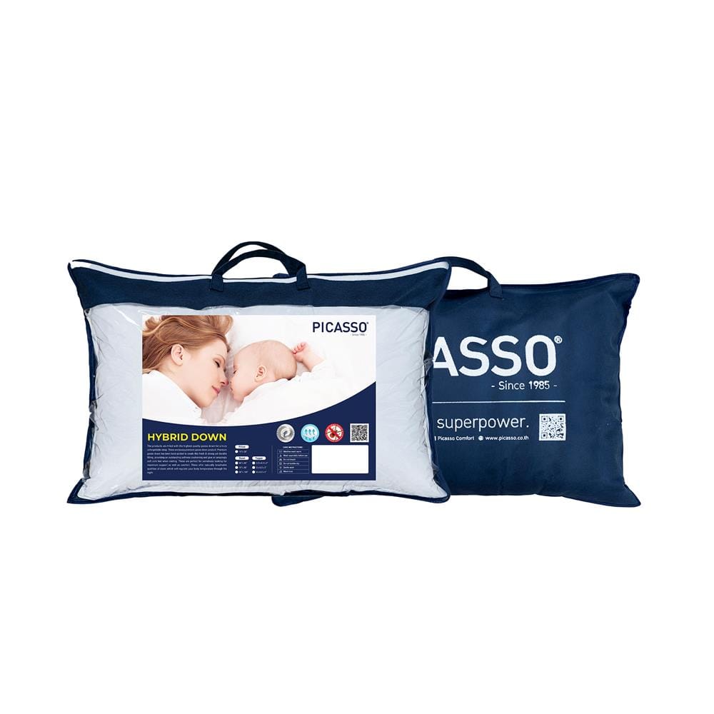 หมอนหนุน PICASSO HYBRID DOWN 19X29 นิ้ว