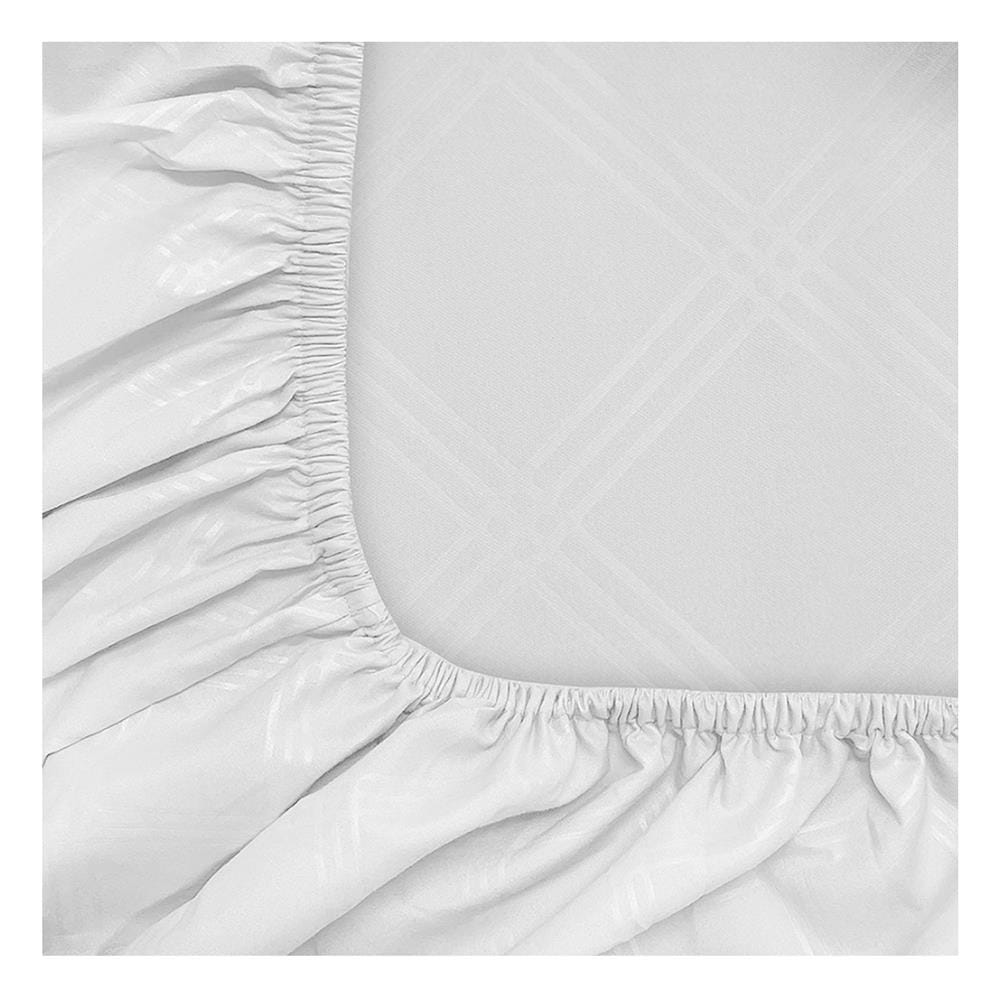 ชุดผ้าปูที่นอน 6 ฟุต (ชุด 6 ชิ้น) PICASSO BASIC สี ENJOY WHITE
