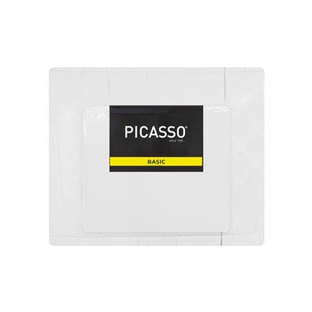 ชุดผ้าปูที่นอน 6 ฟุต (ชุด 6 ชิ้น) PICASSO BASIC สี ENJOY WHITE_4