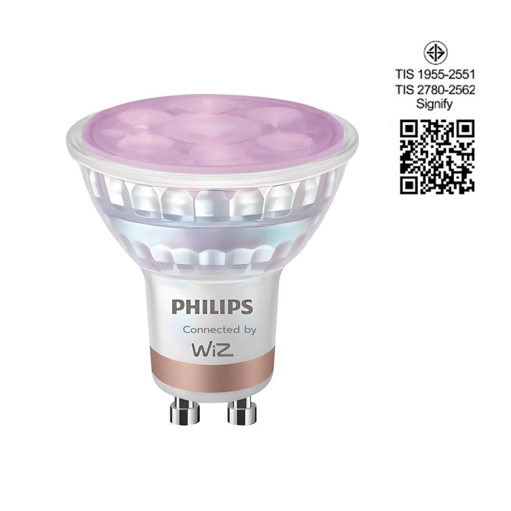 หลอด LED PHILIPS MR16/PAR SMART BULB BOHLAM PINTAR 4.7 วัตต์ RGB GU10